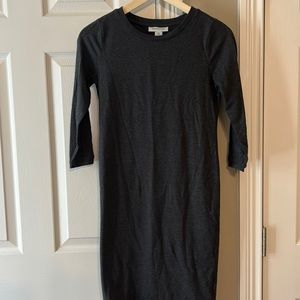 Motherhood Maternity XS Charcoal Gray Bodycon